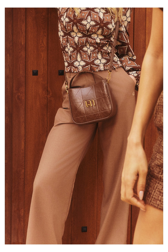 Bag YVI QH102 212 dark brown